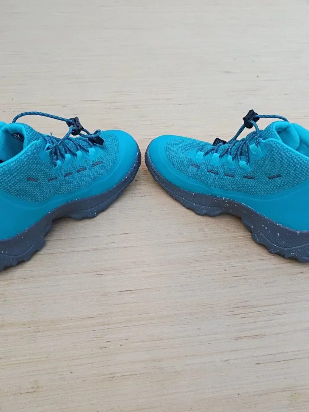 REI Co-op Kids Trailmade HydroWall Waterproof Hiking Boots Teal Blue Youth Sz 4Y